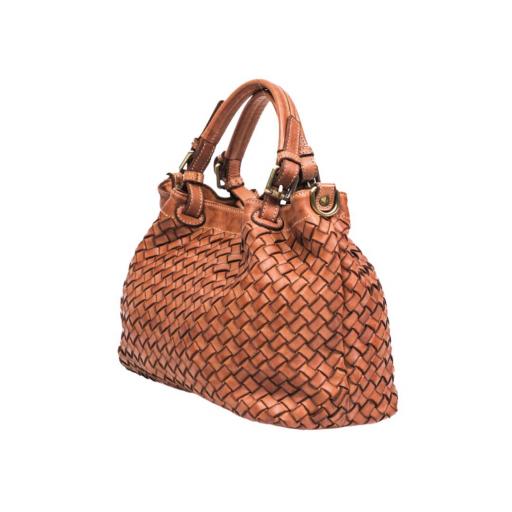 BOLSO PIEL SUAVE REJILLA GRANDE CAMEL [1]