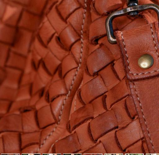 BOLSO PIEL SUAVE REJILLA GRANDE CAMEL [3]