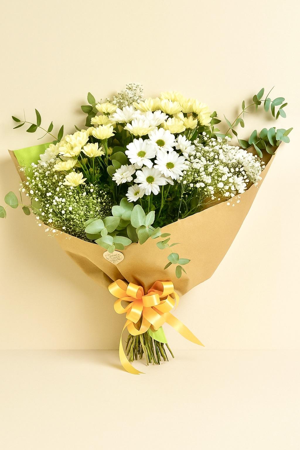 RAMO “Susurro de nieve” (Margaritas)