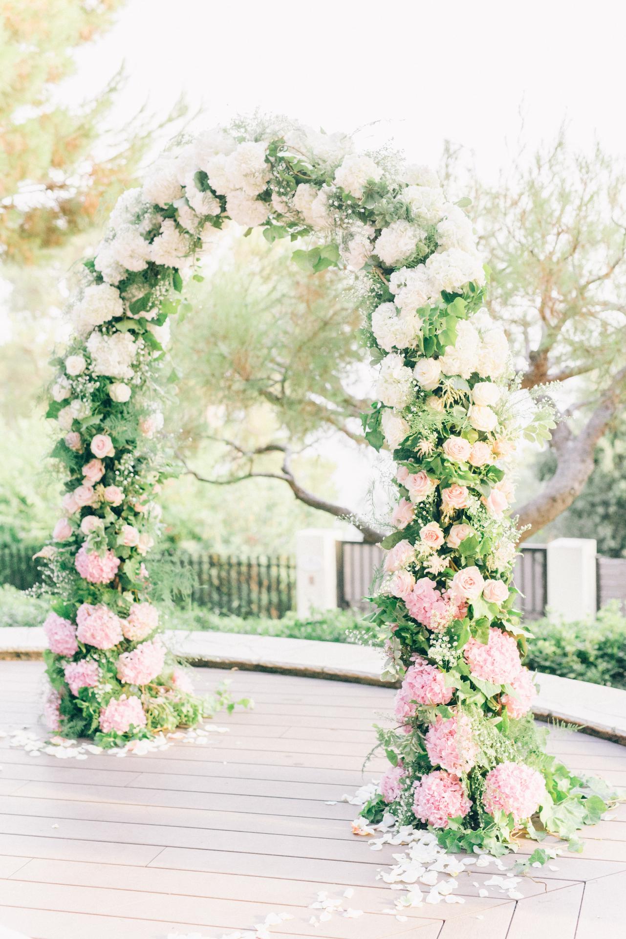 Arco de rosas para bodas