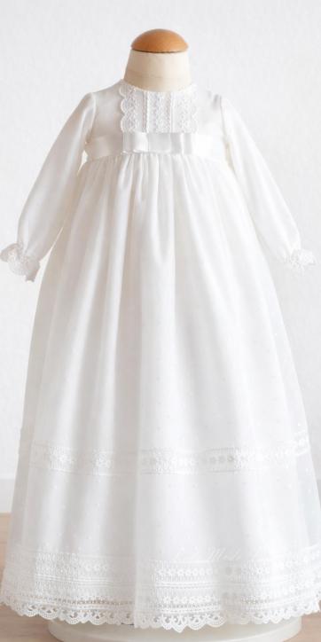 Faldón bautizo bebe tul blanco Eva Martinez Artesanía familia 2 [0]