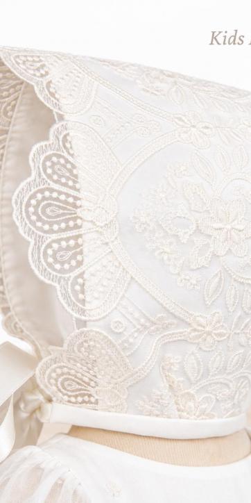 Faldón Bautizo Desmontable con Jesusito, Braga y Capota Organza Bordada 2613586-2614186 [5]