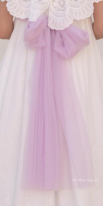 Lazada tul para vestidos de comunión lila personalizable a otros colores