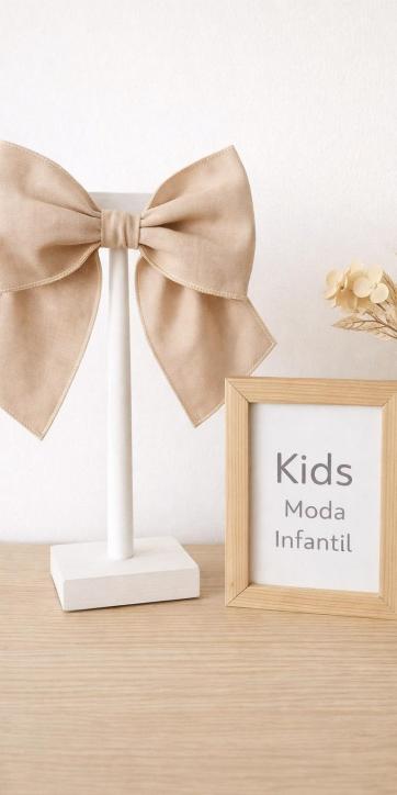 Vestido arras niña blanco tul con fajín lino camel Coco Acqua Ceremonia 60444 [7]