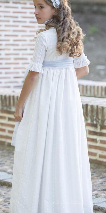 Vestido comunión niña IRIS Eva Martínez Artesanía [1]