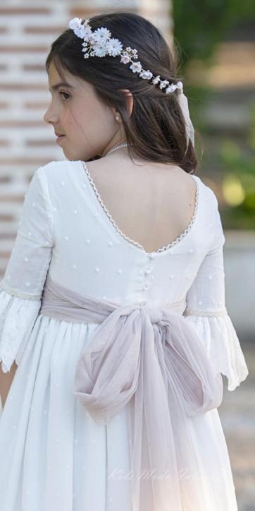 Vestido comunión niña ISABELLA Eva Martínez Artesanía [1]