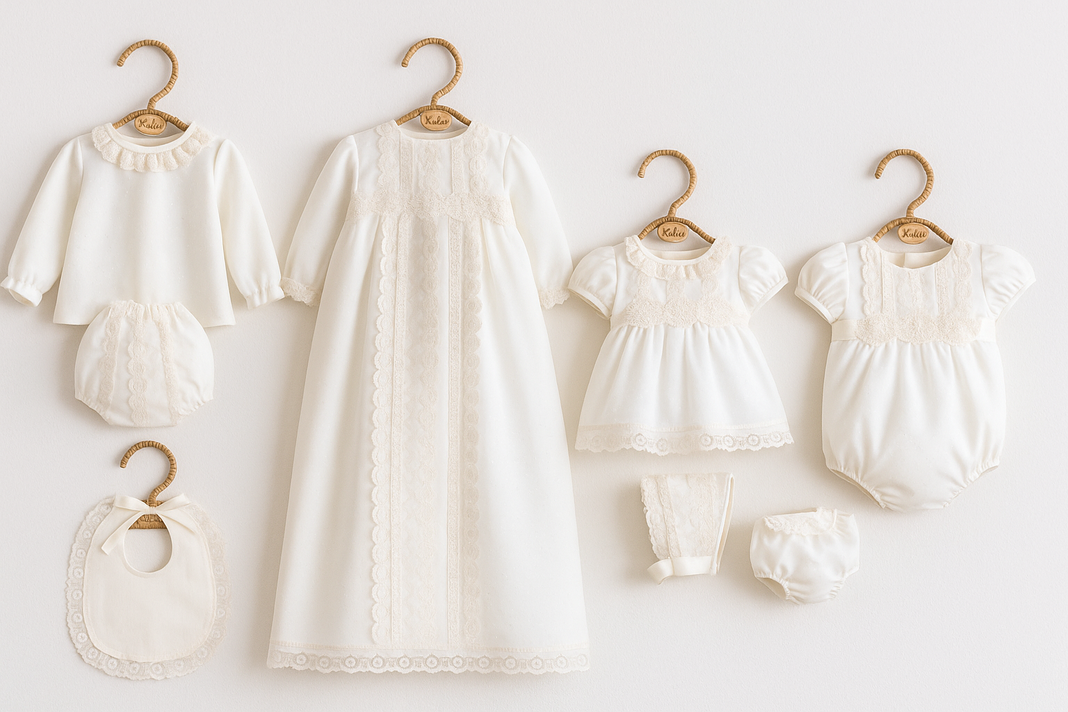 Faldones de Bautizo para Niña o Niño a Buen Precio – Elegancia Artesanal con Eva Martínez