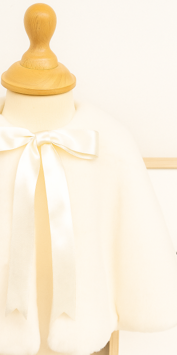 Capa de Bautizo “Copito de Nieve” – Ceremonia Bebé Niña [2]