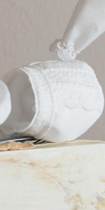 Pelele Bautizo Bebé Blanco con Lazo Azul Manga Larga – Familia 2 [3]