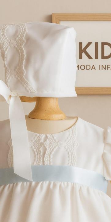 Pelele bautizo bebe gasa blanco Eva Martínez Artesanía familia 6 [3]