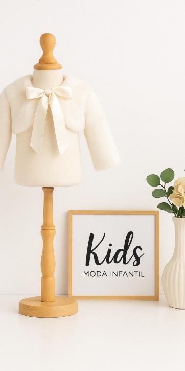 Chaqueta de Bautizo “Copito de Nieve” – Ceremonia Bebé Niña