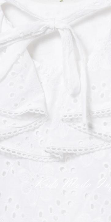 Vestido niña vestir blanco bordado de Coco Acqua [5]