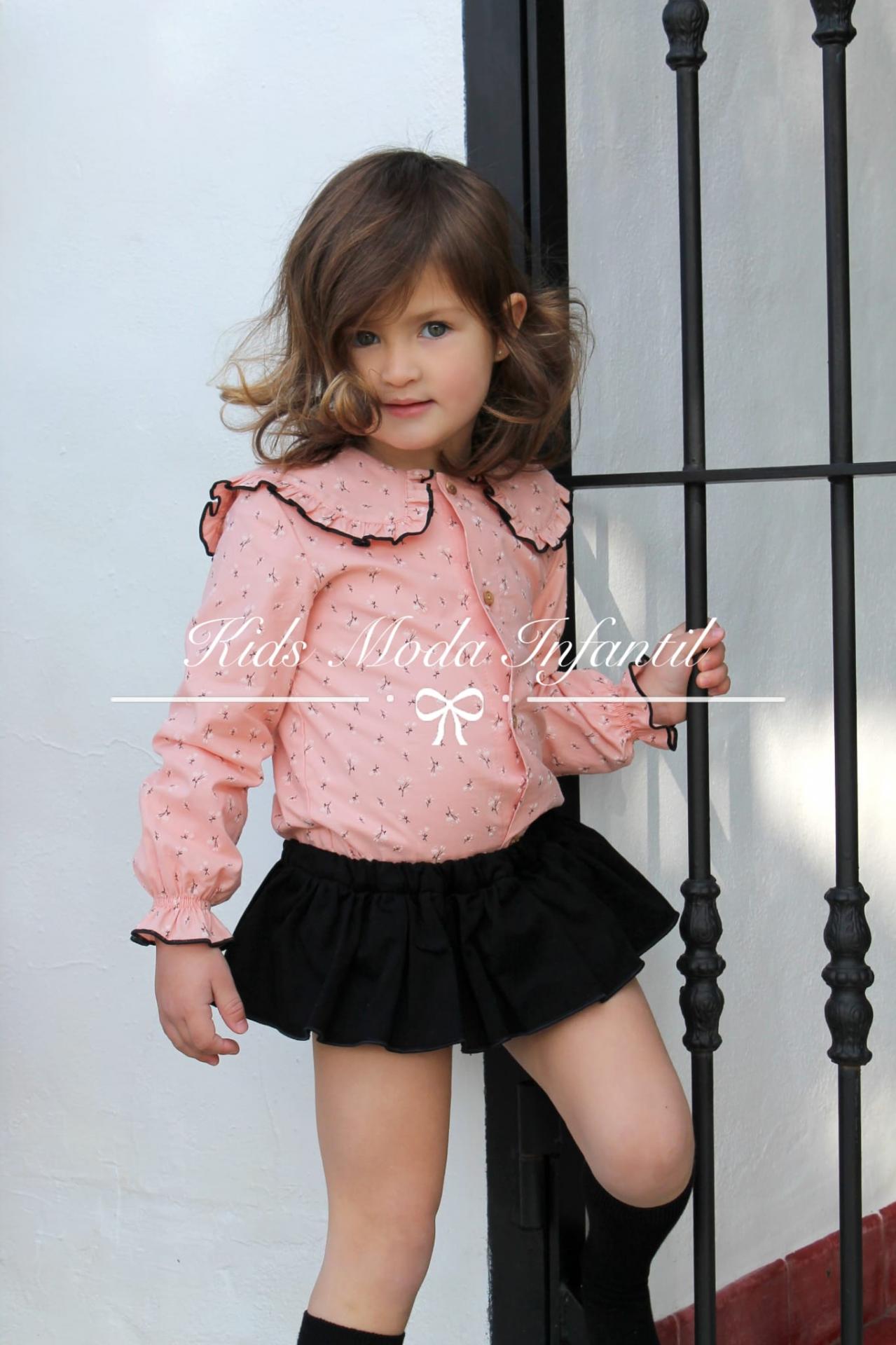 Conjunto niña camisa y culetín rosa de Marena Moda Infantil Oeste