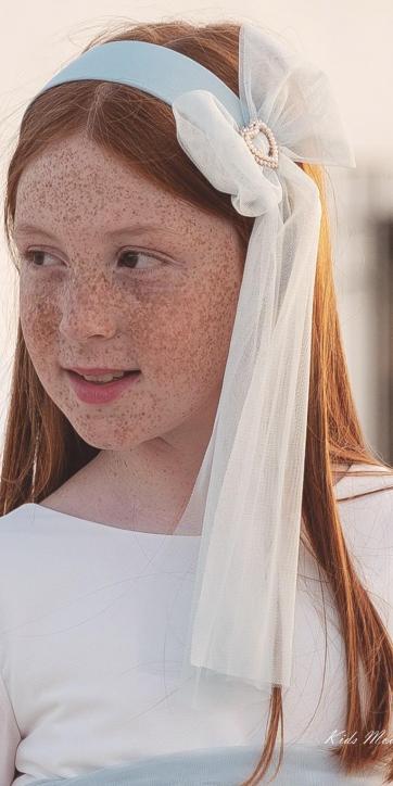 Diadema de Comunión Lucelia Eva Martínez Artesanía 2026 – Kids Moda Infantil