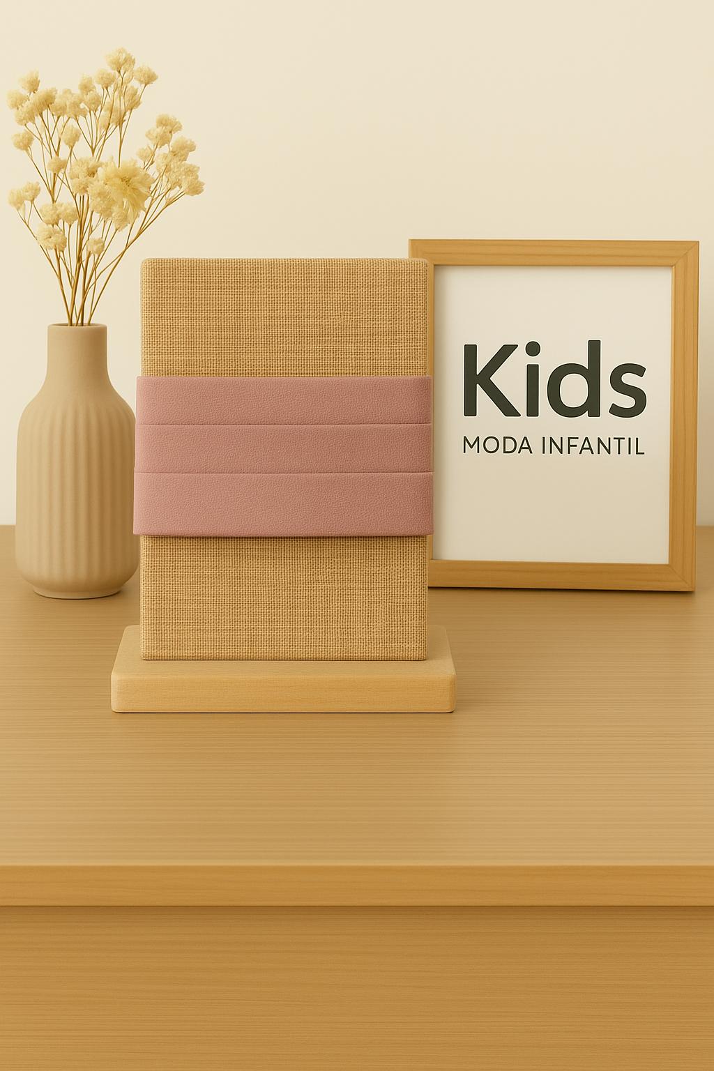 Fajín de Jaretas en Lino Rosa Empolvado para Niño – Ceremonia y Arras