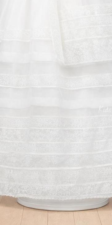Faldón de Bautizo Bebé Fe Blanca con Capota y Capa | Kids Moda Infantil [2]