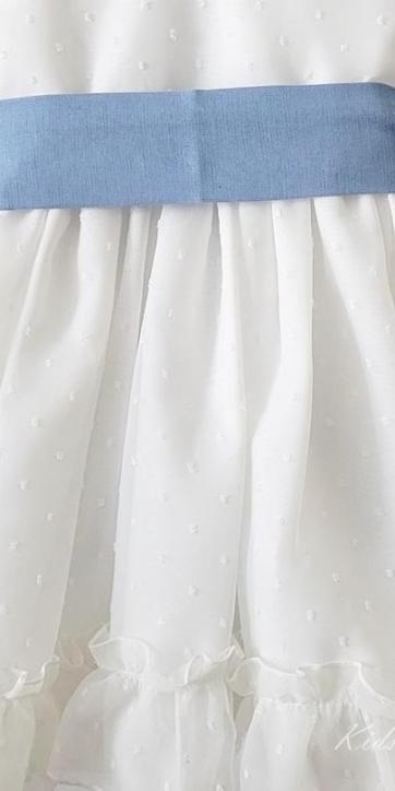 Lazada lino vestidos ceremonia niña en diferentes tonalidades azul empolvado Eva Martinez Artesania [1]