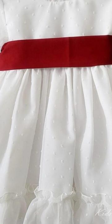 Lazada vestidos ceremonia niña burdeos en sarga Eva Martinez Artesania [1]