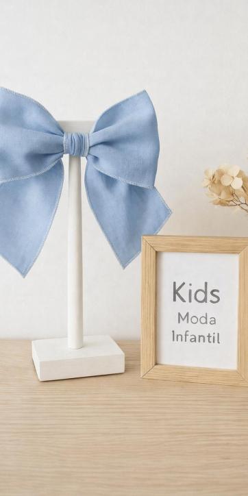 Capa ceremonia niña lino azul de Eva Martínez Artesanía - Personalizable en colores [3]