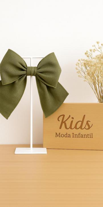 Vestido arras niña blanco tul con fajín lino verde oliva Coco Acqua Ceremonia 60444 [7]