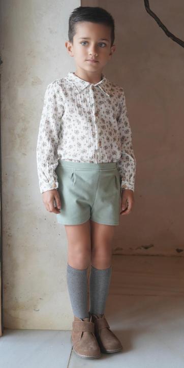 Conjunto niño camisa y short corto Marena Moda Infantil Este [2]