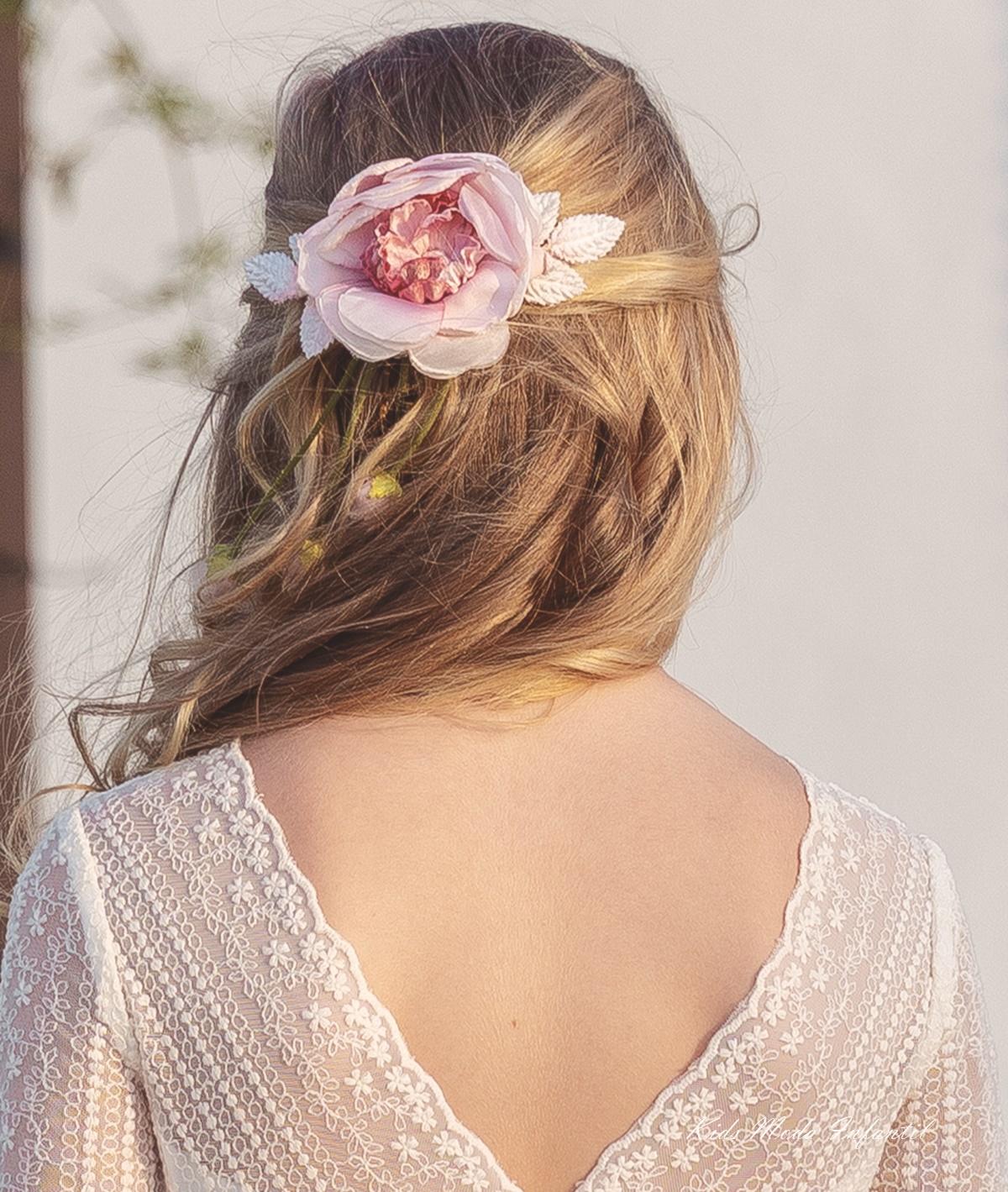 Tocado de Comunión LISA 2026 – Eva Martínez Artesanía