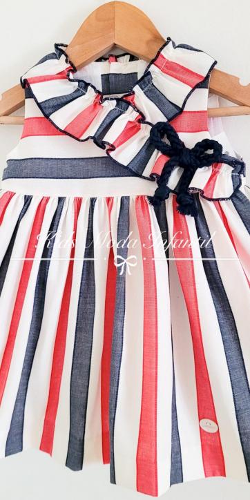 Vestido bebé de rayas marineras Basmarti [1]