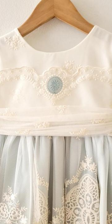 Vestido Ceremonia Arras para Niña en Tul Bordado – Kids Moda Infantil [7]