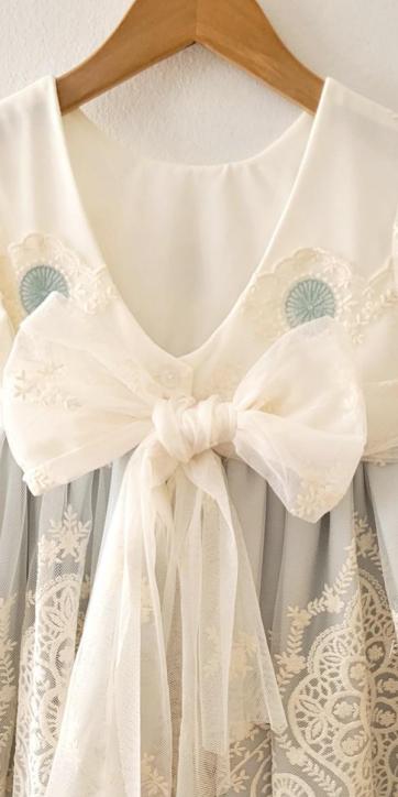Vestido Ceremonia Arras para Niña en Tul Bordado – Kids Moda Infantil [6]