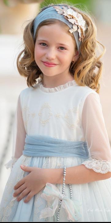 Vestido De Comunión niña DELIA Eva Martínez Artesanía [2]