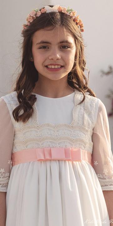 Vestido de Comunión LUZ 2026 – Eva Martínez Artesanía [2]