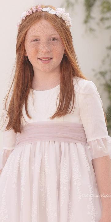 Vestido de Comunión Leonella 2026 – Eva Martínez Artesanía [2]