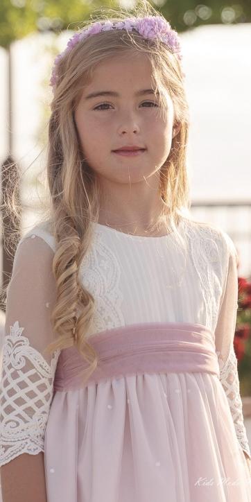 Vestido Comunión Niña LEONOR 2026 – Eva Martínez Artesanía [3]