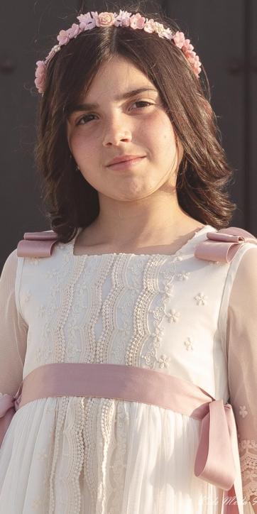 Vestido de Comunión Lina 2026 – Eva Martínez Artesanía [3]