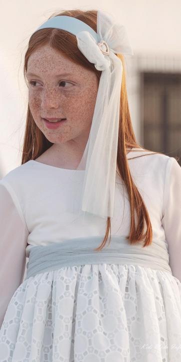 Diadema de Comunión Lucelia Eva Martínez Artesanía 2026 – Kids Moda Infantil [2]