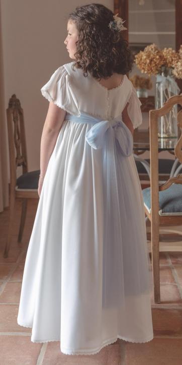Vestido de Comunión LARISA 2026 – Eva Martínez Artesanía [3]