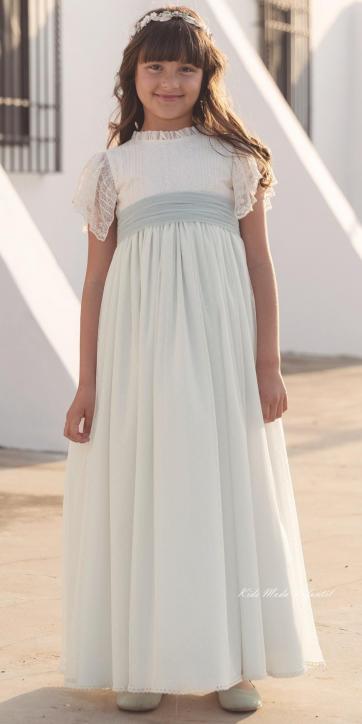 Vestido de Comunión Leandra 2026 – Eva Martínez Artesanía [2]