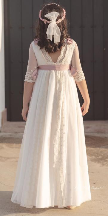 Vestido de Comunión Lina 2026 – Eva Martínez Artesanía [1]