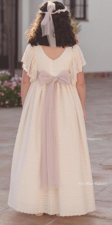 Vestido de Comunión Lizabeta 2026 – Eva Martínez Artesanía [0]