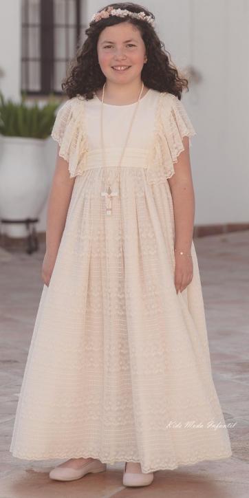 Vestido de Comunión Lizabeta 2026 – Eva Martínez Artesanía [2]