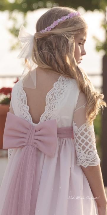 Vestido Comunión Niña LEONOR 2026 – Eva Martínez Artesanía [2]