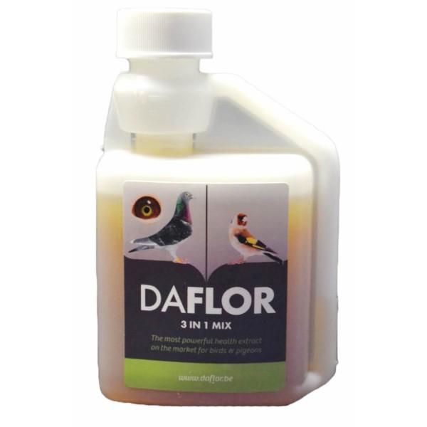 Daflor 3 in 1 Mix 250 ml (antibacteriano, antiviral, fungicida, anticoccidiosis.