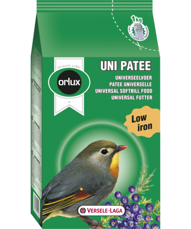  Uni patee pasta húmeda 1kg para pájaros insectívoros y frugívoros.