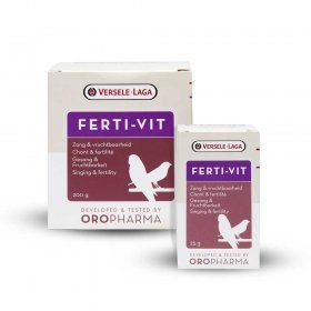 Oropharma Ferti-vit con vitamina E 200 gr estimula el celo, la cría y el canto