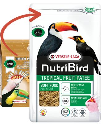 Orlux Tropical paté Premium para todos los frugívoros 1kg