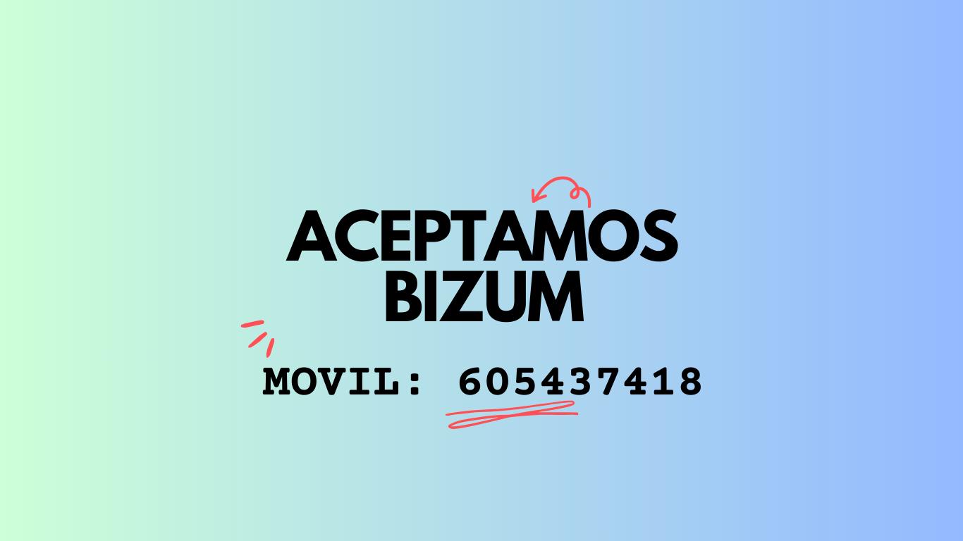 ACEPTAMOS BIZUM