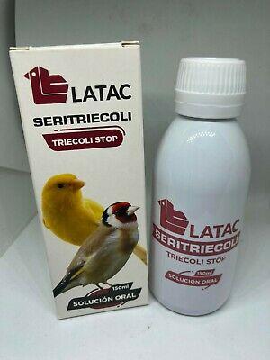 Preparado Anti Tricomonas LATAC SERITRIECOLI TRIECOLI STOP 150 Ml, Para Aves