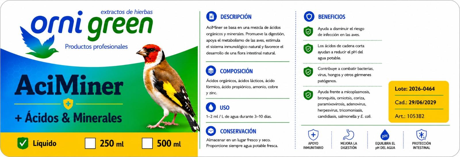 AciMiner + Ácidos & Minerales 500ml