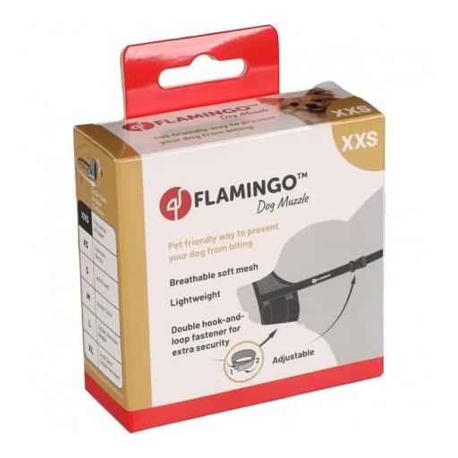 Bozal nylon suave velcro Flamingo