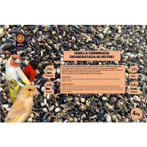 SEMILLAS GERMINADAS DESHIDRATADAS SILVESTRES 4kg [0]